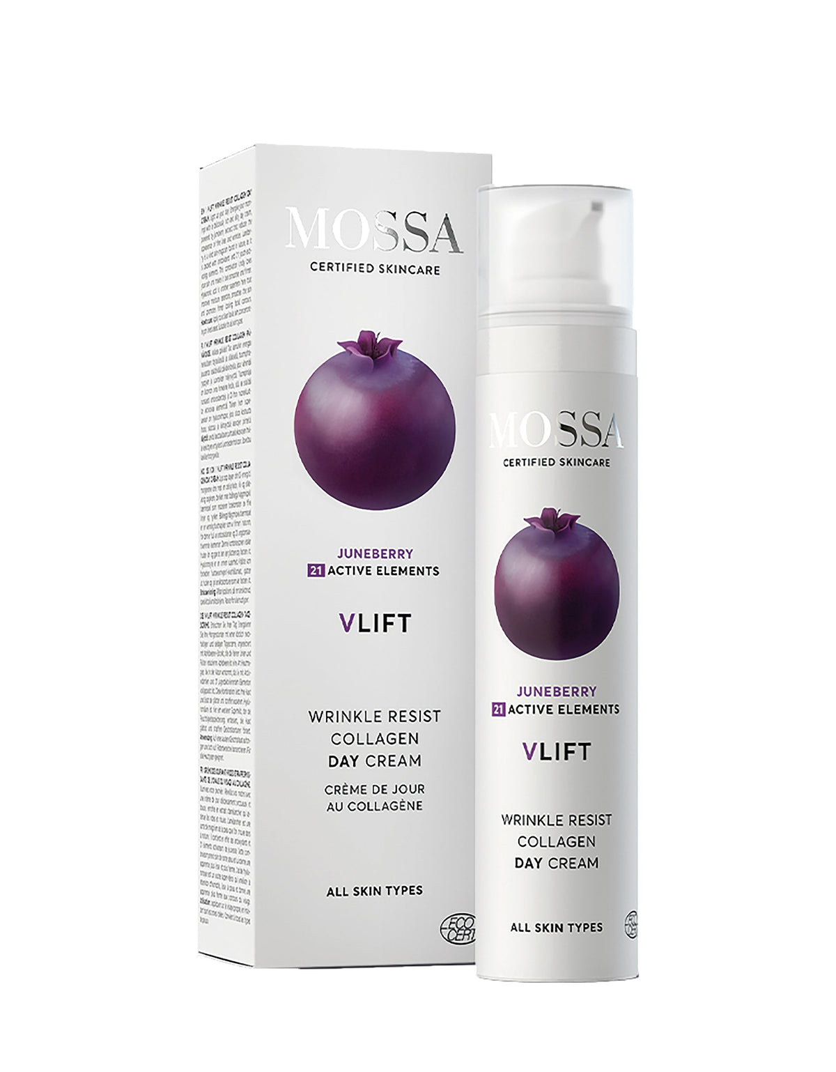 MOSSA V-Lift Anti-rynke Kollagen Dagcreme (50 ml)